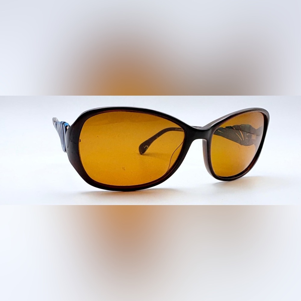 Koali 699K Brown Oval Sunglasses Frames Only